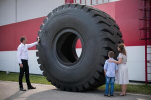 Largest Tyre in the World Giants of Engineering | OTR TIRE THAI
