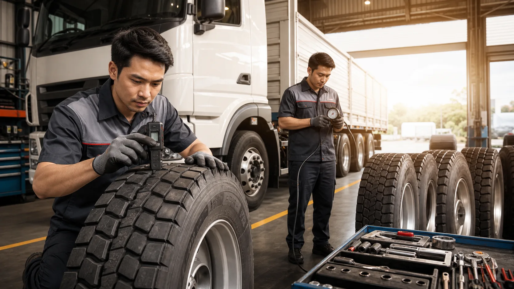 295/75R22.5 Mixed-Route Specs: Tread, Compound, Load/Inflation by Position