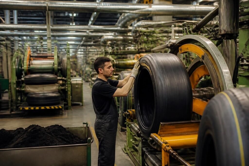 Tyres Factory Manufacturing Process Industry Insights | OTR TIRE THAI