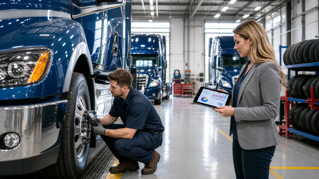 Optimize Semi-Truck Tire Life With Telematics, Wear Analytics, and TPM Data