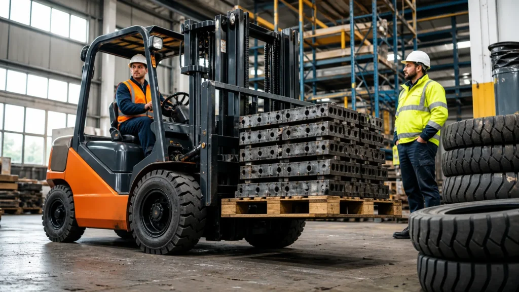 When Solid Tires Outperform Pneumatic Forklift Tires 1 When Solid Tires Outperform Pneumatic Forklift Tires